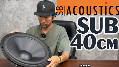 Giới thiệu củ loa sub 40cm công suất 300W hết số của SB Acoustics, SB42FHCL75-6