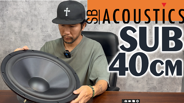 Giới thiệu củ loa sub 40cm công suất 300W hết số của SB Acoustics, SB42FHCL75-6