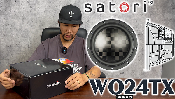 Giới thiệu loa bass 25 hết số màng Textreme Satori WO24TX của SB Acoustics