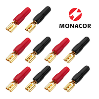 Đầu cos mạ vàng 4.8mm Monacor MFC-2048 (túi 10 cái)