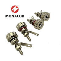 Cọc loa Monacor BP-410 mạ nickel (bộ 4 cái)