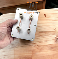 Trạm loa 4 cầu bi-amp bi-wire nhôm phay nguyên khối