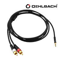 Dây tín hiệu 3.5mm ra 2xRCA Oehlbach Audio Jack RCA Link dài 1m