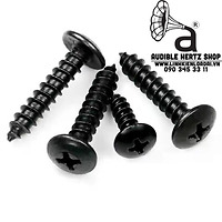 Vít gỗ đầu dù 4 cạnh mạ kẽm bắt loa M3, M4 (Combo 20 con)