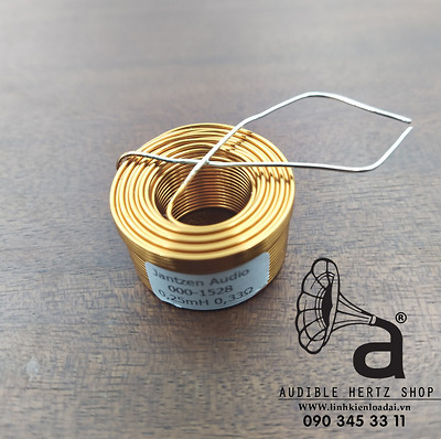 Cuộn cảm 0.25mH, Nội trở 0.33 Ohm Jantzen Audio, Lõi không khí