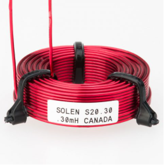 Cuộn cảm 0.3mH Solen (Canada) Air core (lõi không khí)