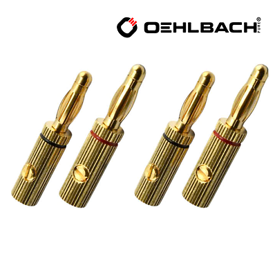 Bộ jack bắp chuối Oehlbach Banana B3