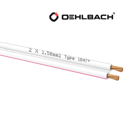 Dây loa 2x1.5mm Oehlbach Speaker Wire 15 (Màu trắng)