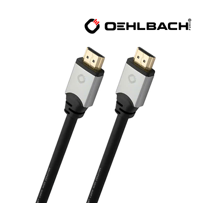 Dây tín hiệu HDMI Oehlbach Black Magic tích hợp Ethernet dài 10m