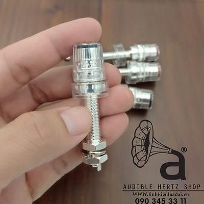 Cọc loa mạ bạc CMC-858-LU-AG, giá bán theo bộ 4 cái