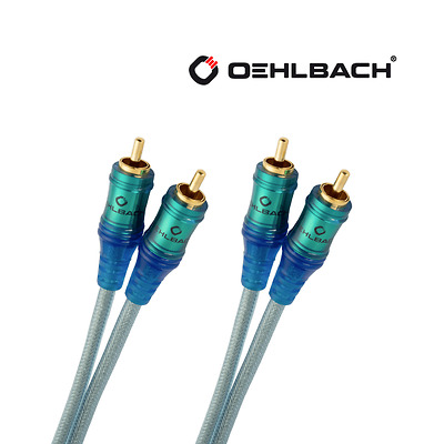 Dây tín hiệu RCA Interconnect 1m Oehlbach Ice Blue