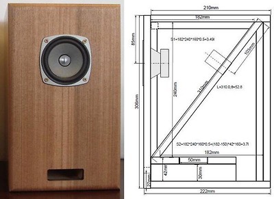 Thùng Loa Bookshelf Double Bass Reflex FF85WK