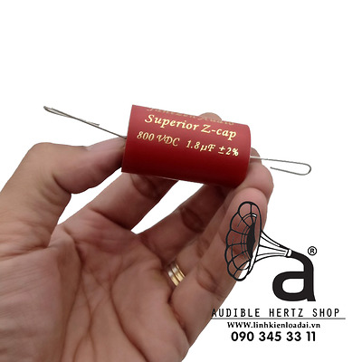 Tụ 1.8uF 800Vdc Jantzen Superior Z-cap