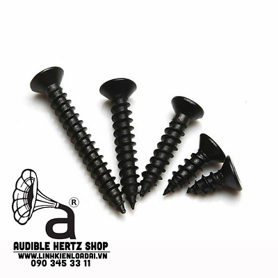 Vít gỗ đầu bằng 4 cạnh mạ kẽm bắt loa M3 (Combo 20 con)