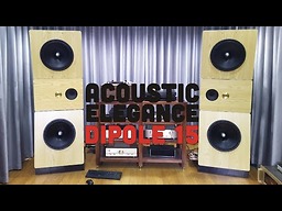 Thiết kế phân tần loa ván hở 3 way Acoustic Elegance Dipole 15, Supravox 165 2000mk2, Fostex T900A